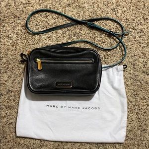 Marc by Marc Jacobs black leather crossbody purse